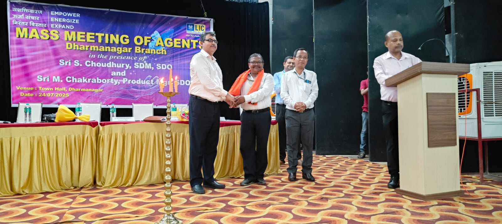 A happy family symbolizing financial security provided by LIC insurance.